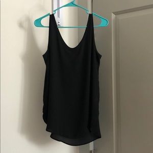 Classic black tank top